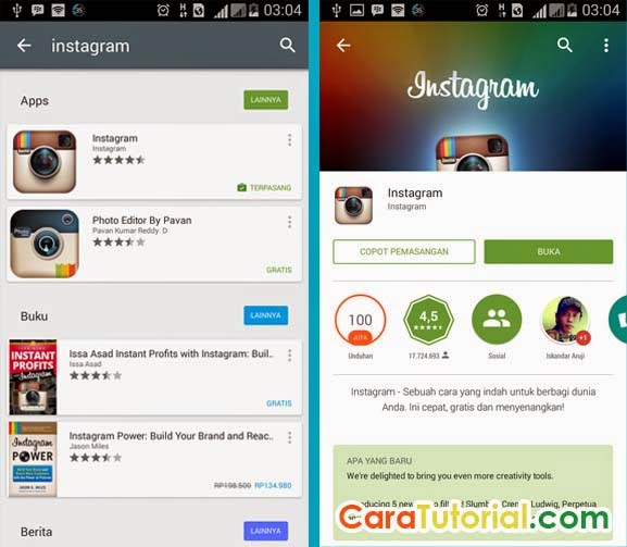 Cara Membuat Akun Instagram ID di Android 