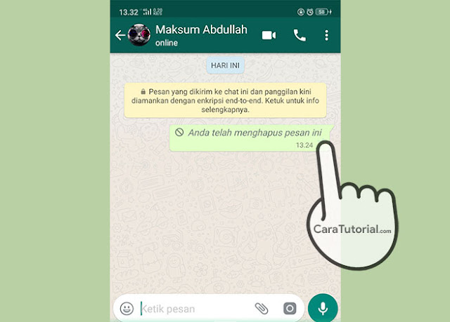 Cara Menghapus Pesan WhatsApp Cara Menghapus Pesan WhatsApp