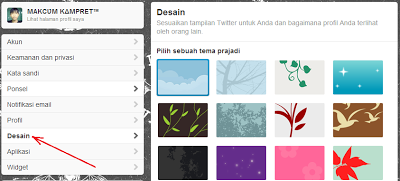 Cara Mengganti Background dan Tema Twitter