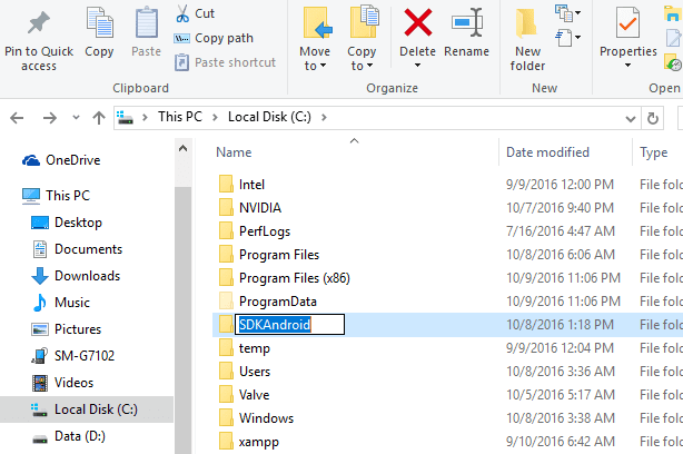 Custom Folder SDK Location Android Studio Custom Folder SDK Location Android Studio