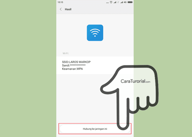 Hubungkan ke jaringan ini Hubungkan ke jaringan ini