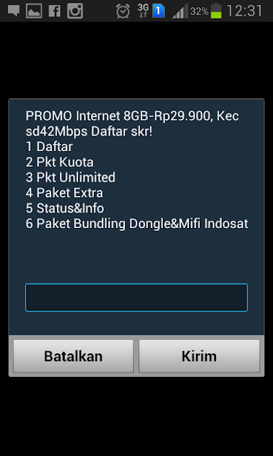 Cara Cek Sisa Kuota IM3 Paket Internet Indosat CaraTutorial.com