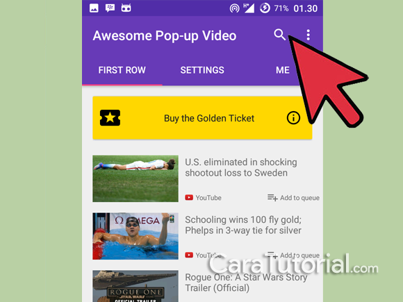 Cari video di Awesome Pop-up Video Android Cari video di Awesome Pop-up Video Android