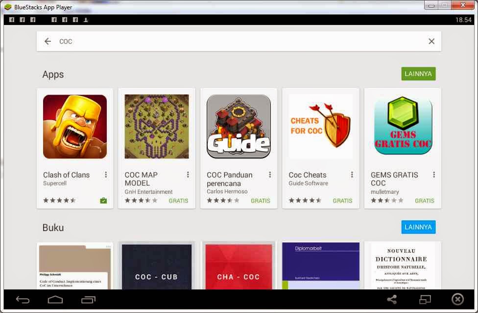 Install Game Clash of Clans (COC) di PC & Laptop Install Game Clash of Clans (COC) di PC & Laptop