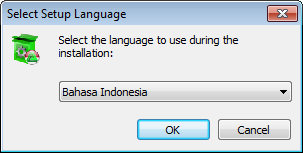 Pilih bahasa indonesia - OK Pilih bahasa smadav