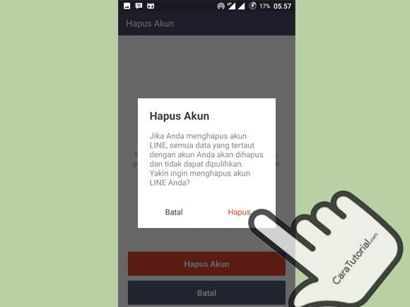 Hapus Akun LINE Hapus Akun LINE
