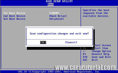Cara Tutorial Setting BIOS Agar Booting dari CD/DVD ROM