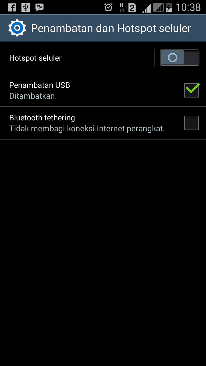 usb tethering