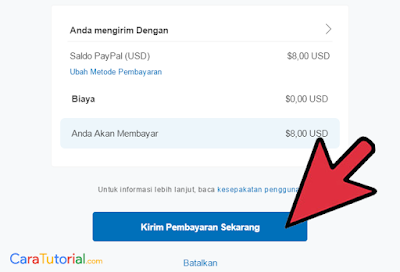 Gambar total rincian pembayaran paypal Gambar total rincian pembayaran paypal