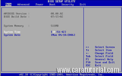 Cara Tutorial Setting BIOS Agar Booting dari CD/DVD ROM