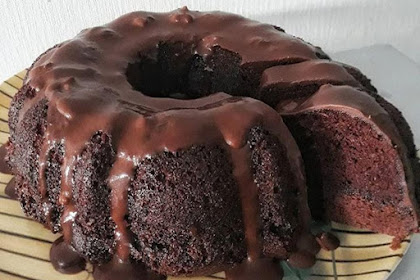 Resep & Cara Membuat Brownies Kukus Toping Coklat Glaze