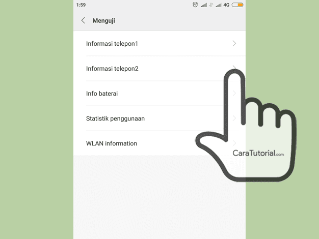 Menguji telepon android Menguji telepon android