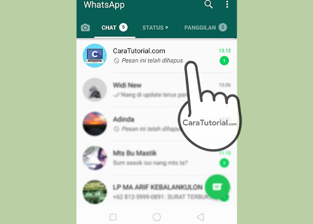 Cara Menghapus Pesan WhatsApp Cara Menghapus Pesan WhatsApp