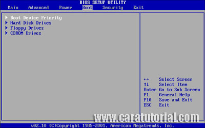 Cara Tutorial Setting BIOS Agar Booting dari CD/DVD ROM
