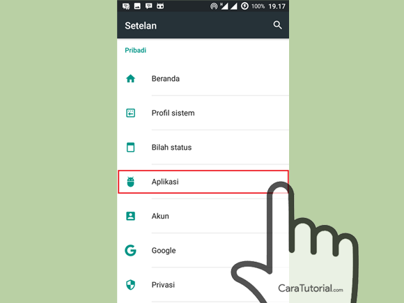 Aplikasi Setelan Android Aplikasi Setelan Android