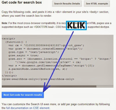 Membuat dan Pasang Google Custom Search Engine di blogger