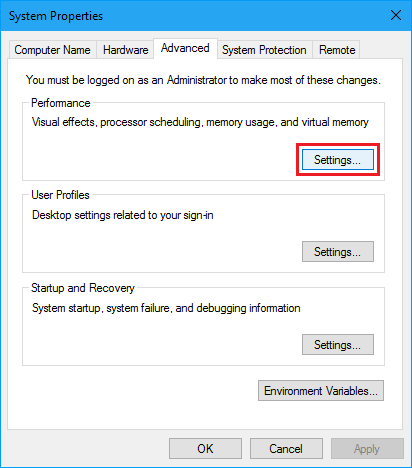 System Properties Windows 10 System Properties Windows 10