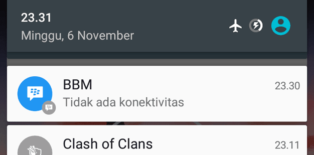 Mode Pesawar telah aktif