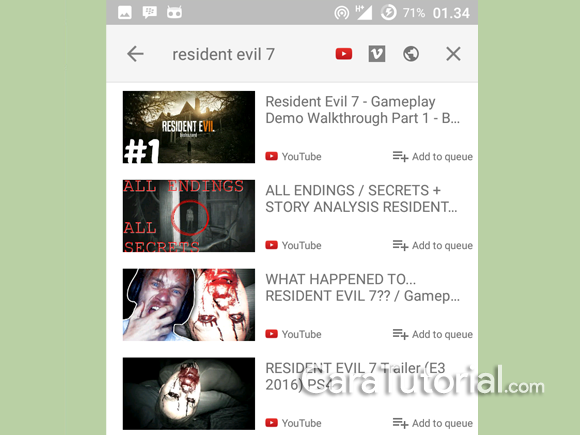 Daftar hasil video di Awesome Pop-up Video Android video di Awesome Pop-up Video Android