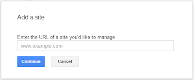 Mendaftarkan Blog ke Google Webmaster Tools
