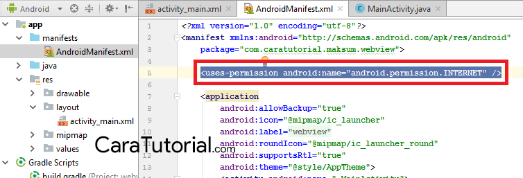 AndroidManifest.xml AndroidManifest.xml