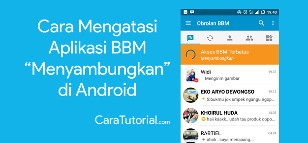 Cara Agar BBM Tidak Menyambungkan di Android