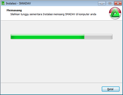 proses install smadav proses install smadav