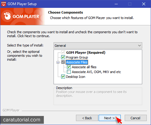 Instal GOM Player Instal GOM Player
