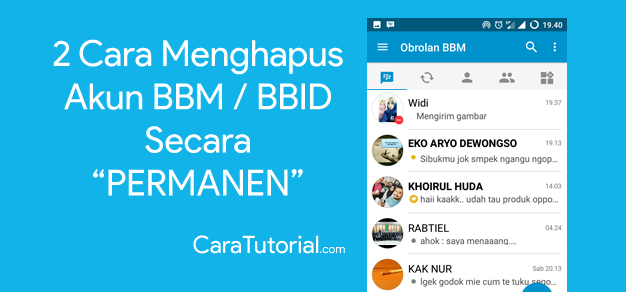 2 Cara Menghapus Akun BBM (BlackBerry ID) Secara Permanen
