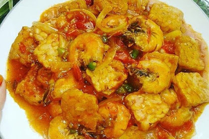 Resep & Cara Membuat Udang Tempe Saus Asam Manis Pedas