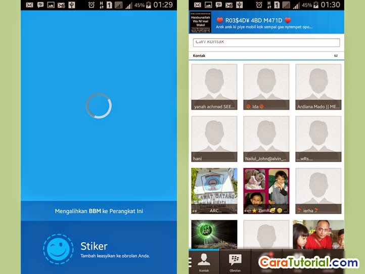 Berhasil Sign-in ke BBM dengan Blackberry ID