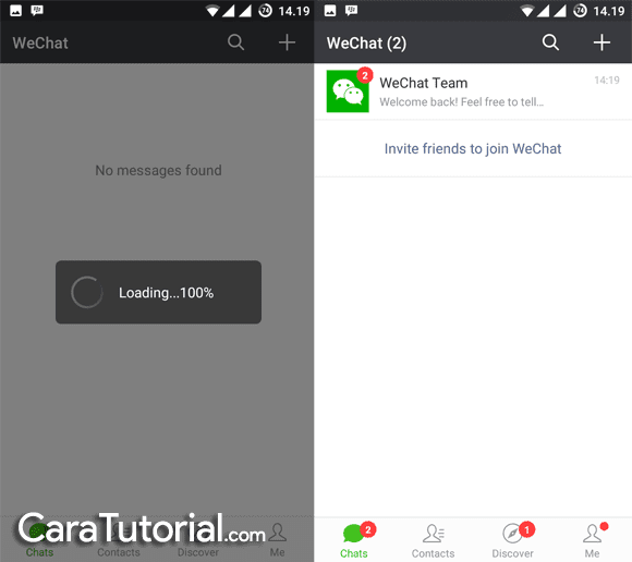 Berhasil Login ke Akun Wechat melalui SMS Berhasil Login ke Akun Wechat melalui SMS
