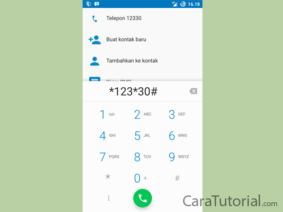 Cek nomor 1m3 milik sendiri