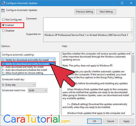 Configure Automatic Updates Windows 10 Configure Automatic Updates Windows 10