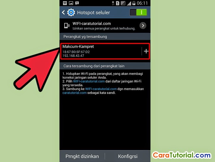 Melihat Siapa yang Terhubung ke Wi-Fi Hotspot Android