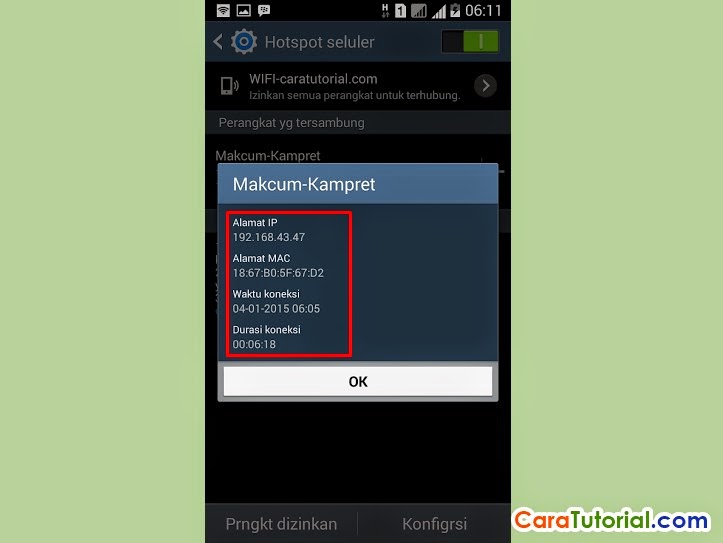 Melihat Siapa yang Terhubung ke Wi-Fi Hotspot Android