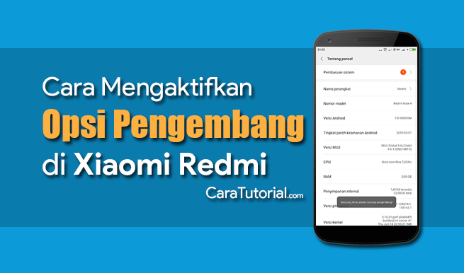 Cara Mengaktifkan Opsi Pengembang di HP Xiaomi Android Cara Mengaktifkan Opsi Pengembang di HP Xiaomi Android