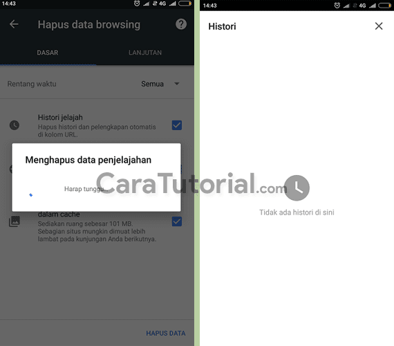 Cara Menghapus History Browsing Google Chrome Android Cara Menghapus History Browsing Google Chrome Android