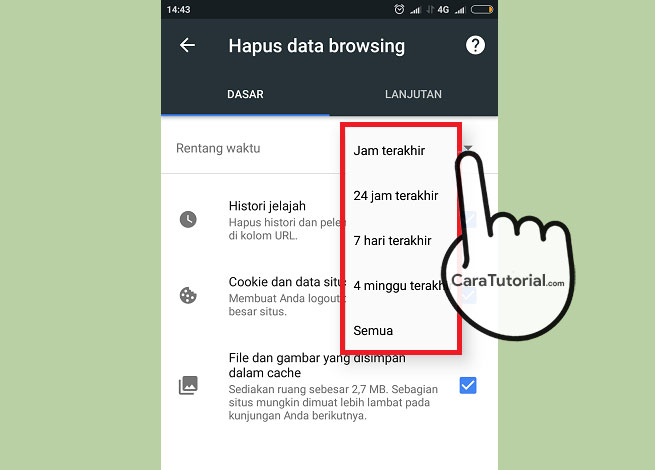 Cara Menghapus History Browsing Google Chrome Android Cara Menghapus History Browsing Google Chrome Android