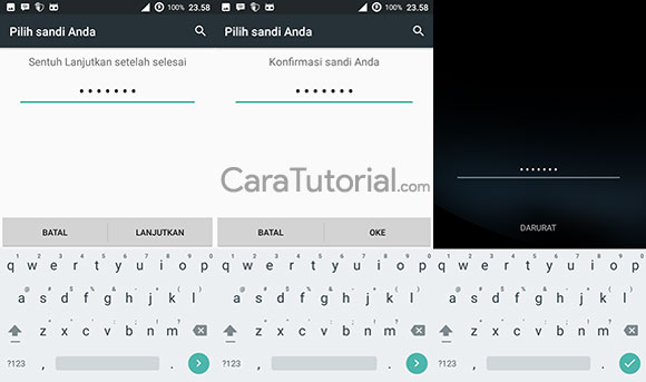 mengatur kunci layar android dengan sandi mengatur kunci layar android dengan sandi