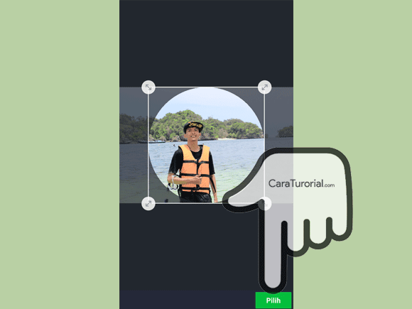 Mengatur foto profil LINE Mengatur foto profil LINE