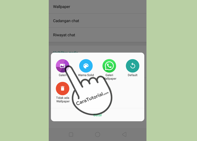 Cara Mengubah Background Wallpaper Chat WhatsApp Cara Mengubah Background Wallpaper Chat WhatsApp