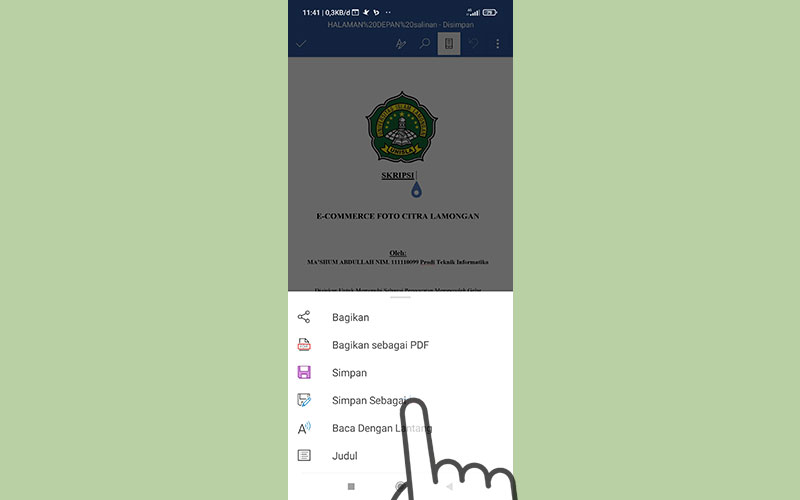 Cara Edit File PDF di HP Android
