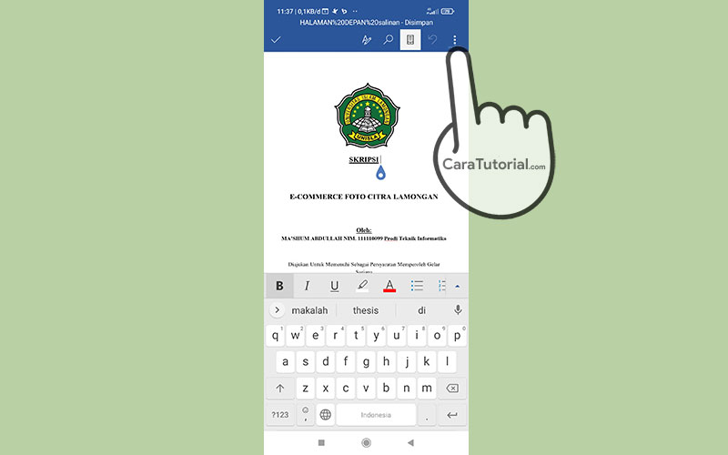 Cara Edit File PDF di HP Android