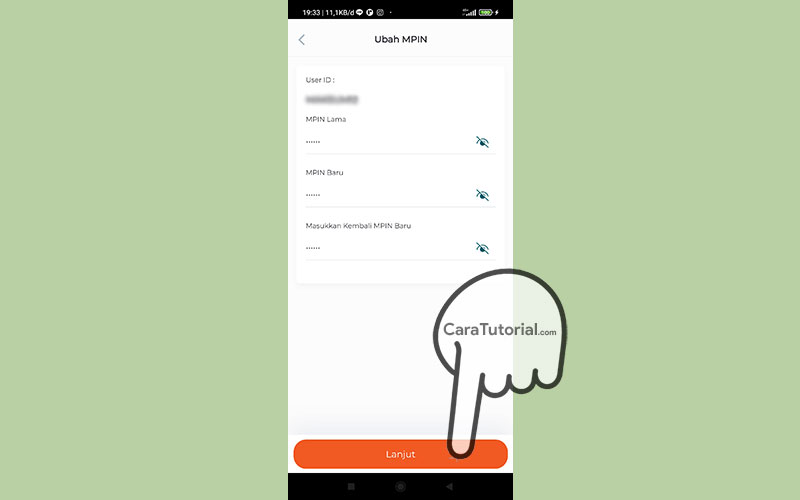Ubah MPIN Aplikasi BNI Mobile Banking