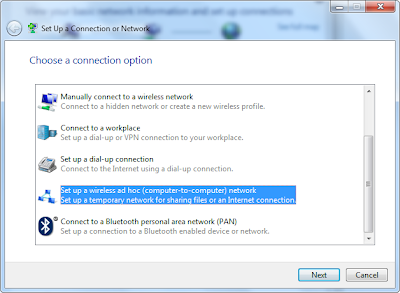 Konfigurasi Jaringan Ad Hoc (computer to computer) di Windows 7