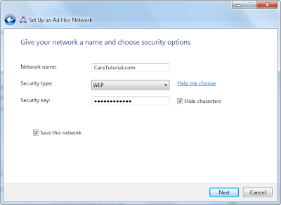 Konfigurasi Jaringan Ad Hoc (computer to computer) di Windows 7