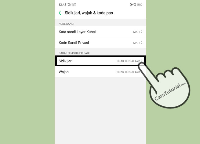 Cara Membuat Kunci Layar Sidik Jari di HP OPPO F9 Terbaru Cara Membuat Kunci Layar Sidik Jari di HP OPPO F9 Terbaru