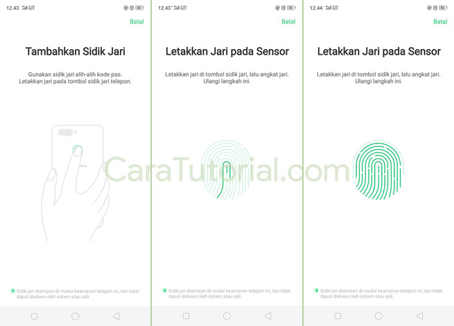 Cara Membuat Kunci Layar Sidik Jari di HP OPPO F9 Terbaru Cara Membuat Kunci Layar Sidik Jari di HP OPPO F9 Terbaru
