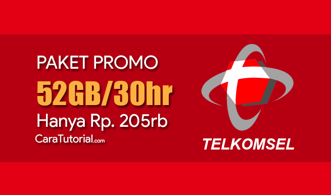 Paket Data Internet Telkomsel 52GB Rp. 205rb 30 Hari Paket Data Internet Telkomsel 52GB Rp. 205rb 30 Hari